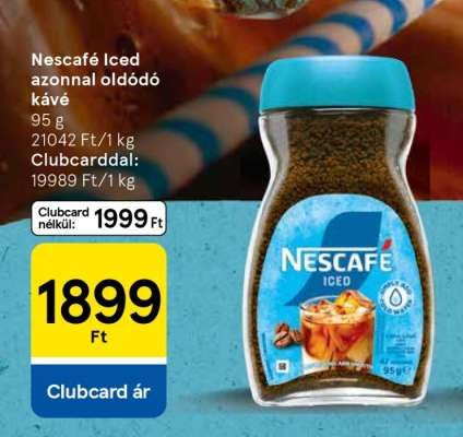 Nescafé Iced azonnal oldódó kávé