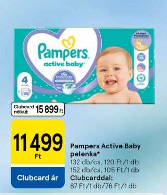 Pampers Active Baby pelenka