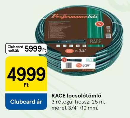 Race locsolótömlő