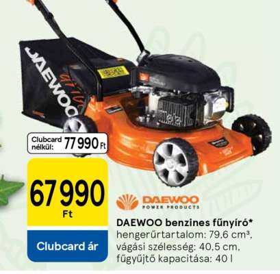 Daewoo benzinés fűnyíró