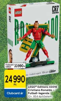 LEGO® Editions 43016 Cristiano Ronaldo – Futball-legenda
