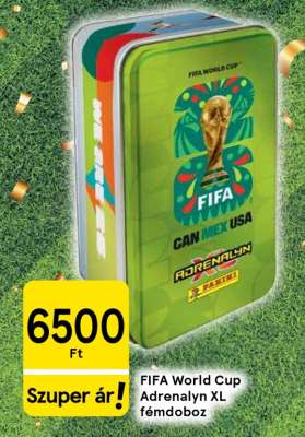 FIFA World Cup Adrenalyn XL fémdoboz