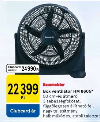 Box ventilátor HM 8605