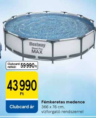 Fémkeretes medence