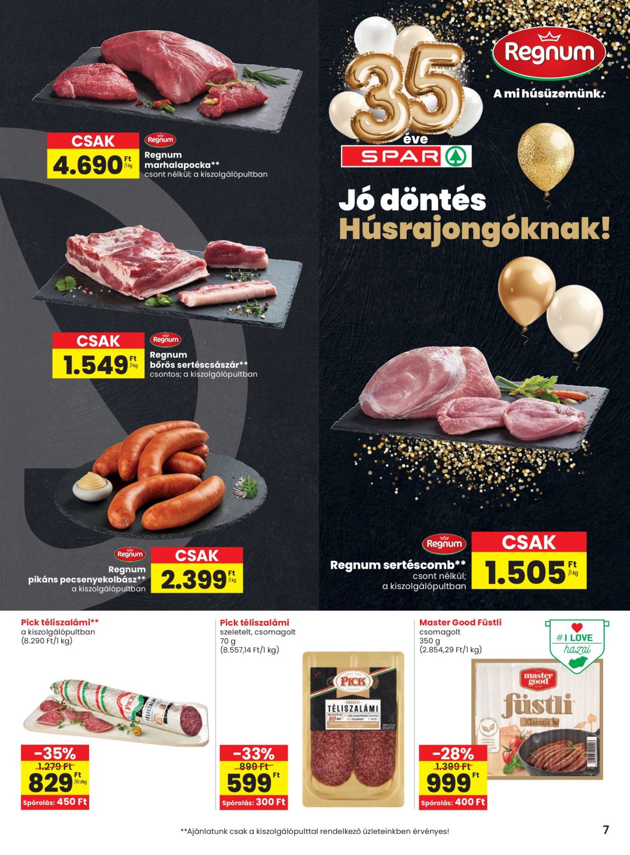 SPAR akciós újságok - 2026.06.04 - 2026.06.10. Oldal 7