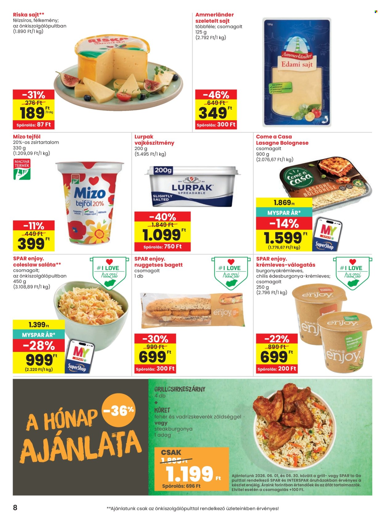 SPAR akciós újságok - 2026.06.04 - 2026.06.10. Oldal 8