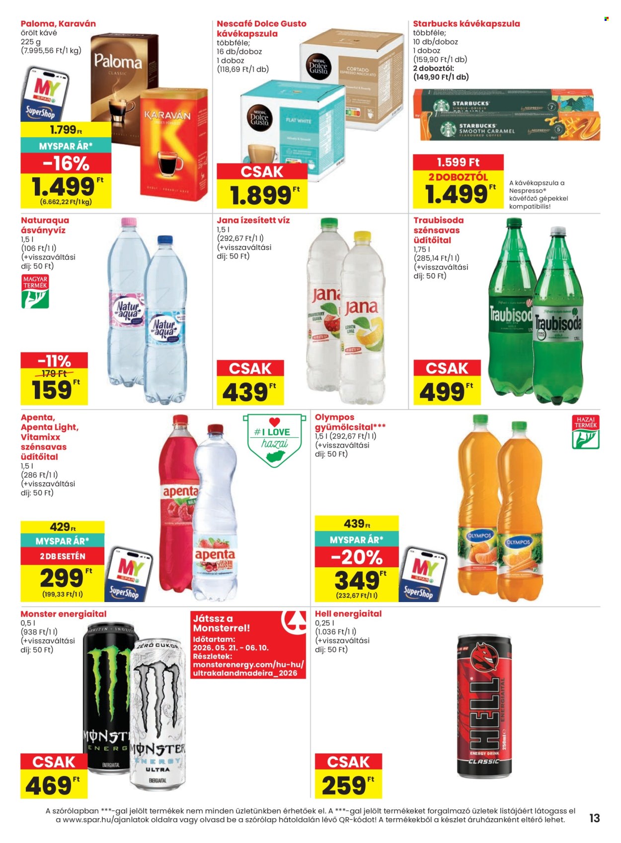 SPAR akciós újságok - 2026.06.04 - 2026.06.10. Oldal 13