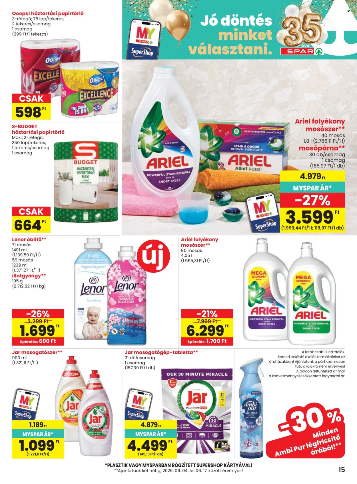 SPAR akciós újságok - 2026.06.04 - 2026.06.10. Oldal 15