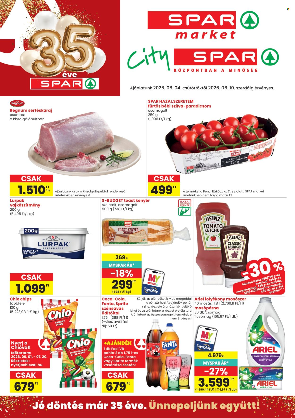 SPAR akciós újságok - 2026.06.04 - 2026.06.10. Oldal 1