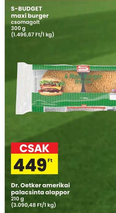 S-BUDGET maxi burger