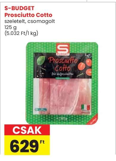 S-BUDGET Prosciutto Cotto