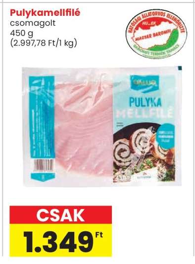 Pulykamellfilé