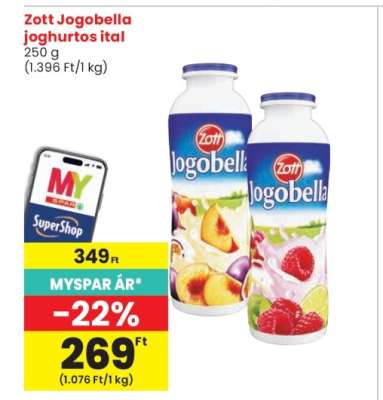 Zott Jogobella joghurtos ital