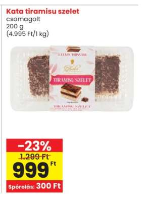 Kata tiramisu szelet