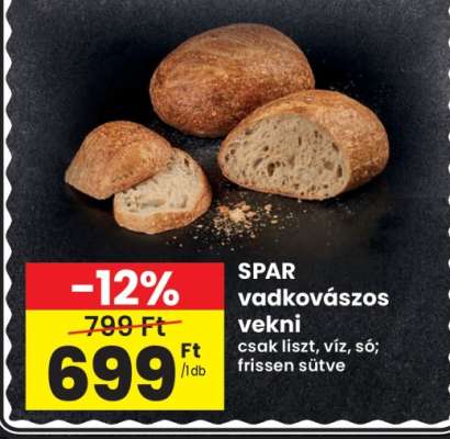 SPAR VADKOVÁSZOS VEKNI