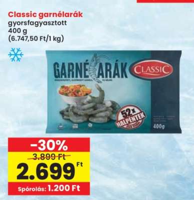 Classic garnélarák