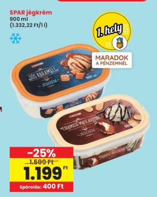 SPAR jégkrém