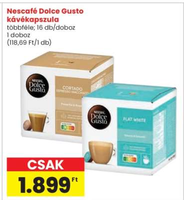 NESCAFE Dolce Gusto kávékapszula