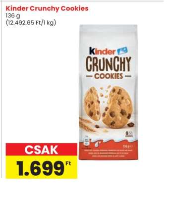 Kinder Crunchy Cookies