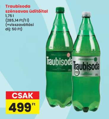 Traubisoda szénsavas üdítőital