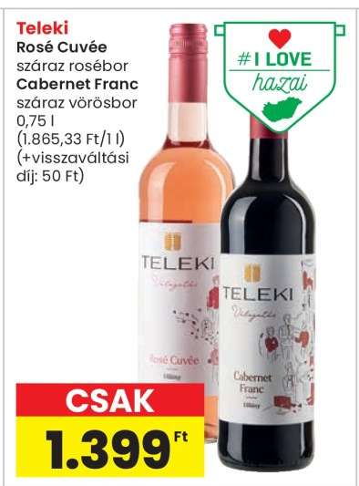 Teleki Rosé Cuvée & Cabernet Franc