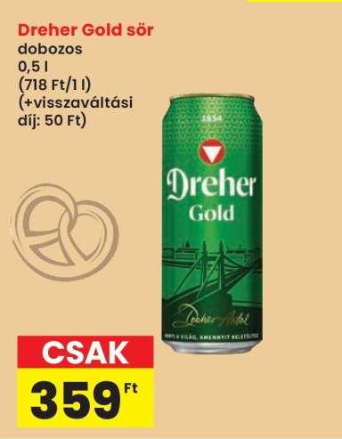 Dreher Gold sör
