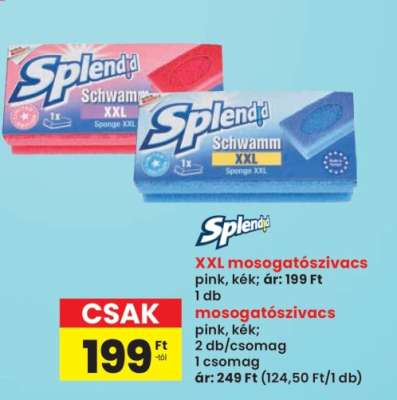 XXL mosogatószivacs