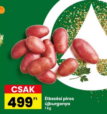 Étkézési piros újburgonya