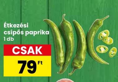 Étkézési csípős paprika