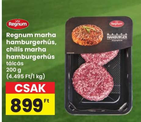 Regnum Marha hamburgerhús, chilis marha hamburgerhús