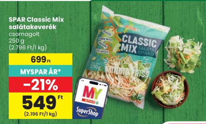 SPAR Classic Mix salátakeverék