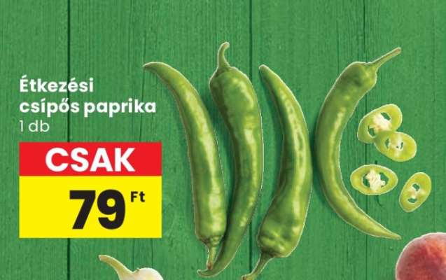 Étkézési csípős paprika