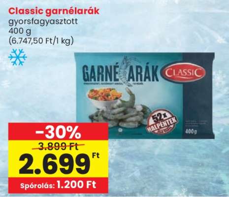 Classic garnélarák