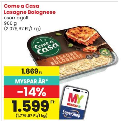 Come a Casa Lasagne Bolognese