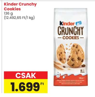 Kinder Crunchy Cookies