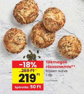 Tökmagos rózsazsemle