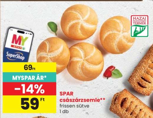 SPAR császárzsemle
