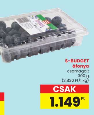 S-BUDGET áfonya