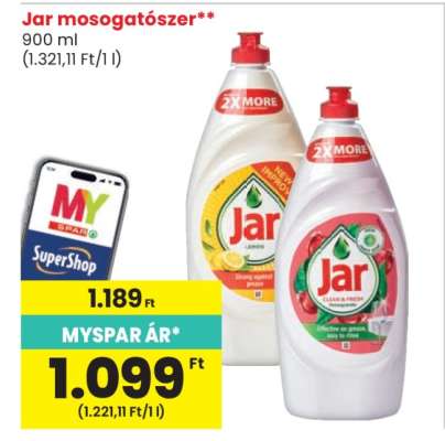 JAR Mosogatószer