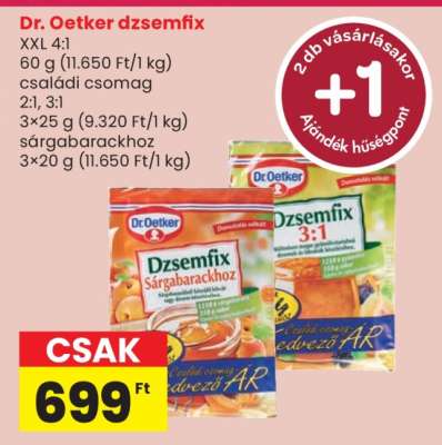 Dr. Oetker dzsemfix