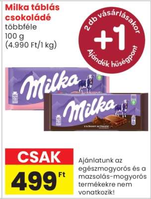 MILKA Táblás csokoládé