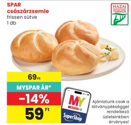 SPAR császárzsemle