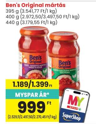 Ben's Original mártás
