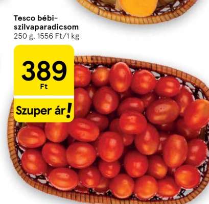 Tesco bébi-szilvaparadicsom