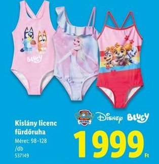 Kislány licenc fürdőruha
