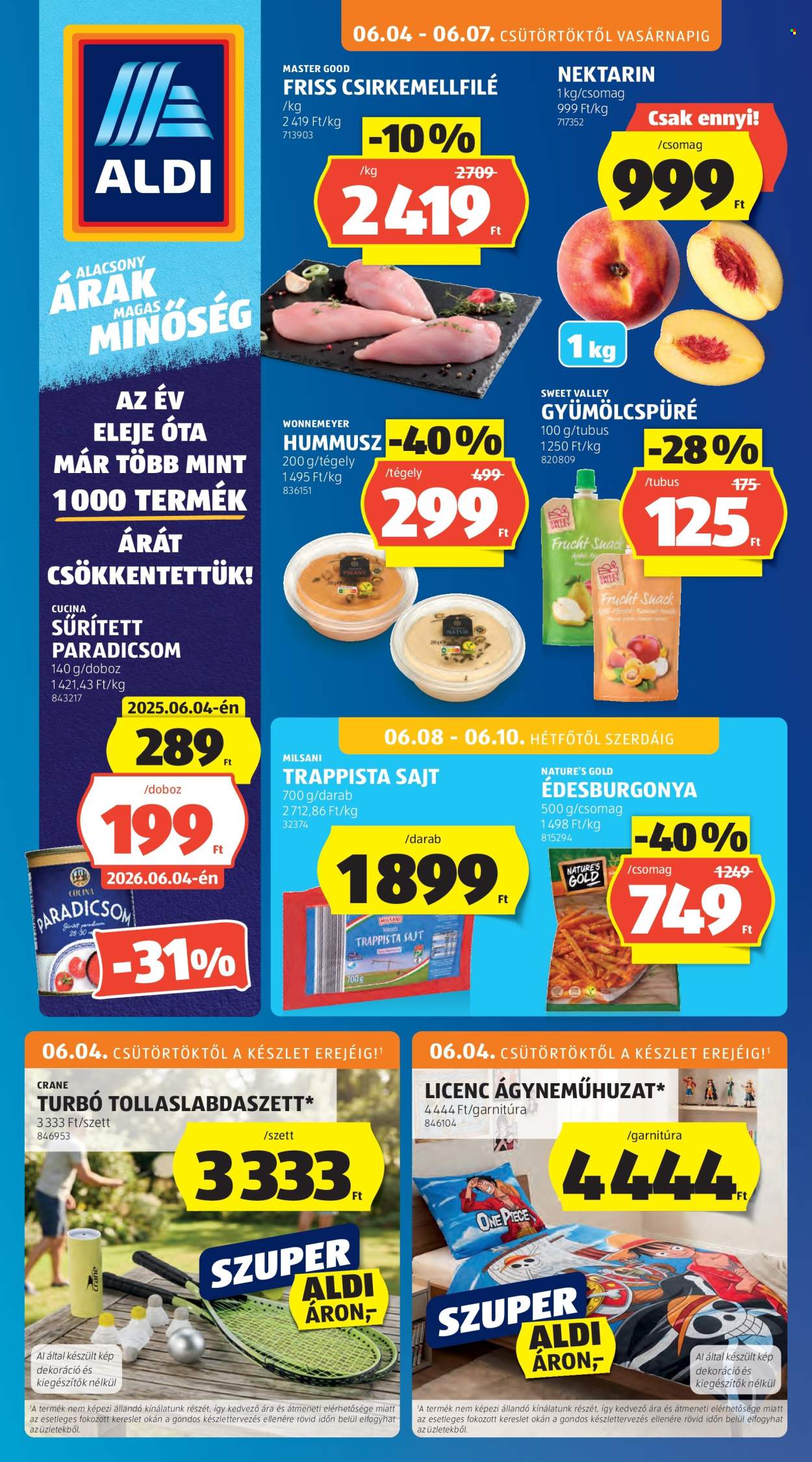 Aldi akciós újságok - 2026.06.04 - 2026.06.10. Oldal 1