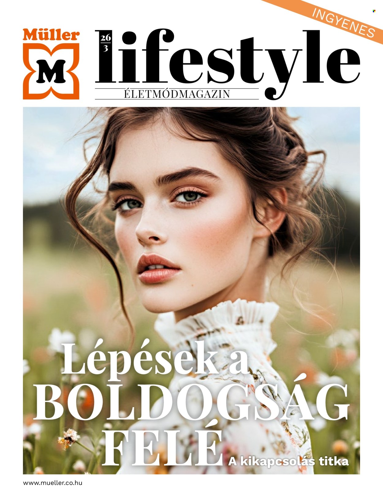 Müller akciós újságok. Oldal 1