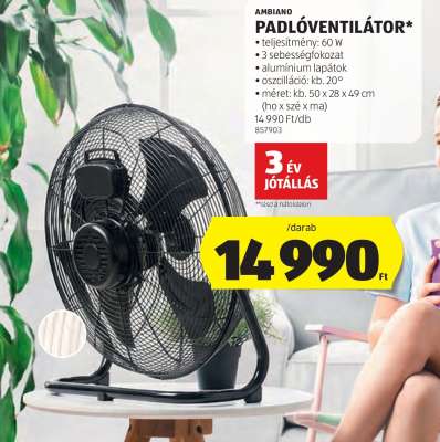 Padlóventilátor