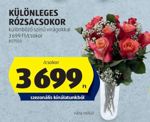 Különleges Rózsacsokor
