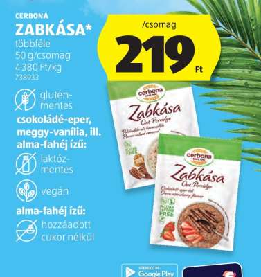 Cerbona Zabkása